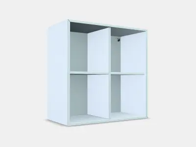 EKET Cabinet with 4 compartments 2 3D model