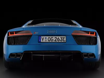 Audi R8 2017 3D model