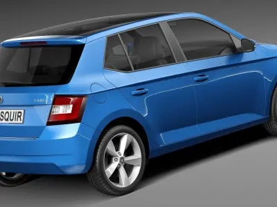 Skoda Fabia 2015 3D model