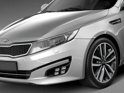 Kia Optima 2014 Sport Package 3D model
