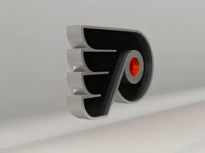 NHL Philadelphia Flyers Team Logo 3D model