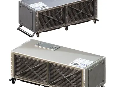 Chiller Low-poly 3D model