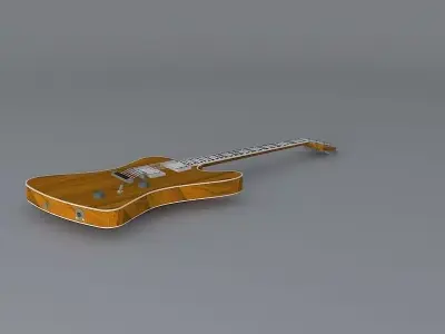 Firebird style guitar Free 3D model