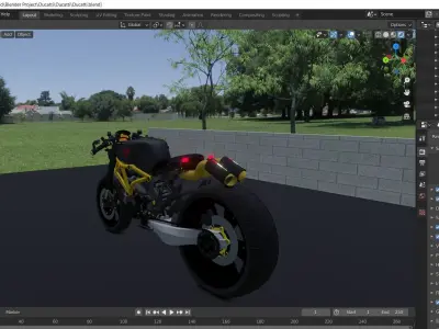 3D Rendered Custom Bike 3D model