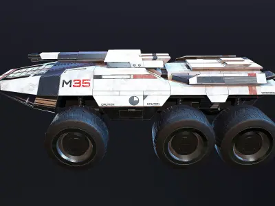 Mako M35 Mass Effect 3D model