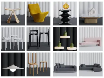 Luxcore Furniture and Light 3D model