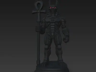 Guardian of Anubis Ancient Sentinel 3D model