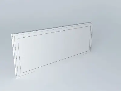 Painting abstract framed piece of art Free 3D model