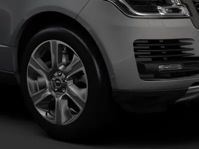 Range Rover Vogue LWB L405 2018 3D model