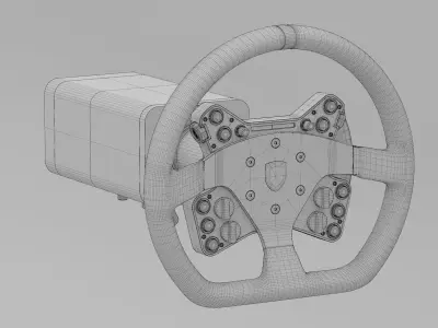 Racing Wheel P119 Cup Car for Racing Simulator 3D model