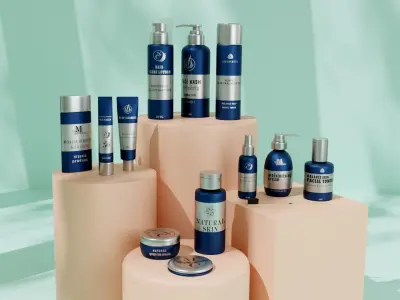 luxury cosmetics 3D model