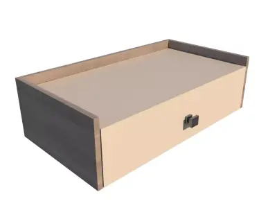 MD LAB NIGHTSTAND 02 Low-poly 3D model