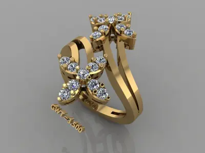 FASHION RING 3D print model purchase