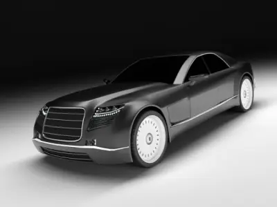 Concept Custom SuperSport Car 2 3D model