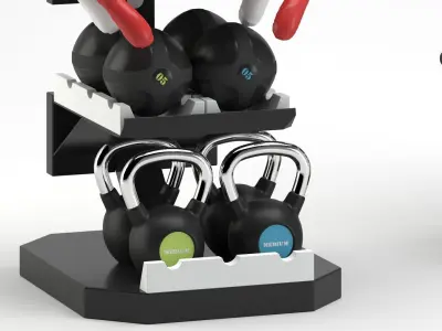 Gym ESCAPE RACK 3D model