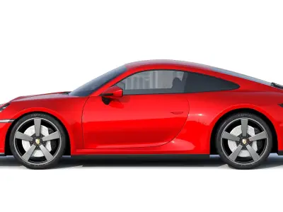 Porsche 911 Carrera 2025 3D model