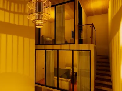 mezzanine house 3D model