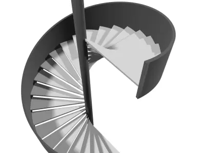 Spiral stair 2023-0011 3D model