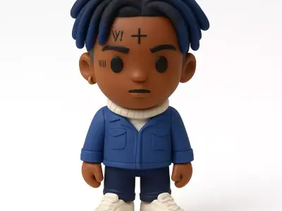  XXXTENTACION Baby Milo style toy 3D print model