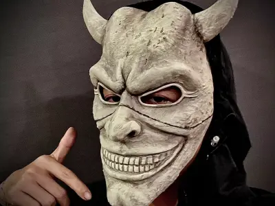 Black Phone 2 Mask - Halloween Cosplay 3D print model