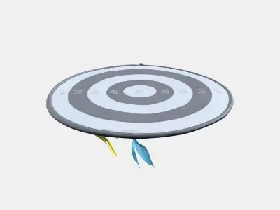 LUSTIGT Dart game Low-poly 3D model