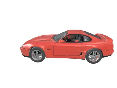 Adventurers LowPoly Car Low-poly 3D model