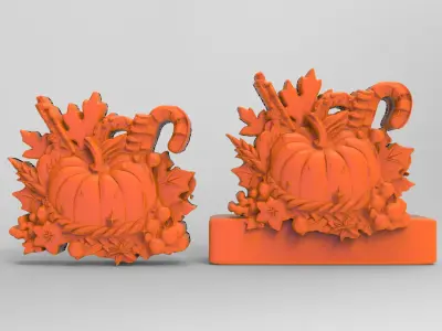 pumpkin decor  3D print model