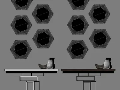 PANDORA Upholstered pouf by Caroti 3D model