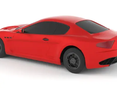 Maserati sports car 3D model