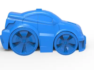 Toy Police car  3D print model