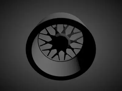 VOSSEN S17-07 scalable and printable rims 3D print model