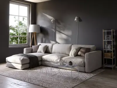 Sofa Set 06 3D model