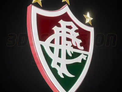 Fluminese FC logo - Cinematic - 3D print 3D model