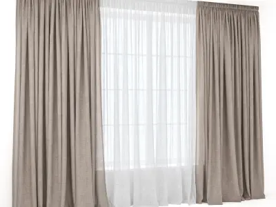 Curtains 51 3D model