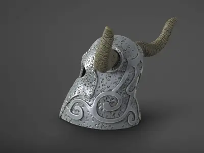Skyrim helmet home decoration 3D print model