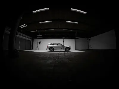Lighting studio scene for automotive and others  3D model