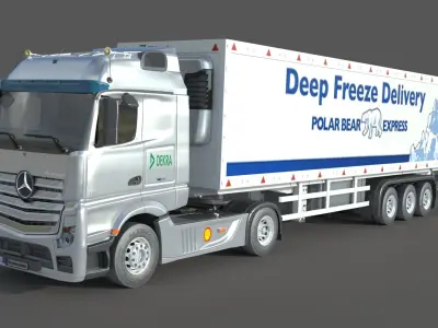 Mercedes Actros 3D model