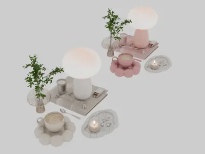 Decorative Set Two 3D model