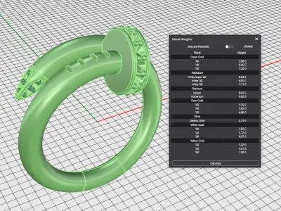Ring Juste Un Clou 3D print model