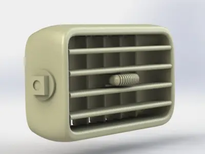 Mitsubishi Lancer AC Vent 3D print model