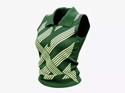 Womens Sport Shirt Set3 Low-poly 3D model