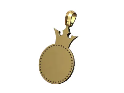 Crown OG diamond pendant 3D print model