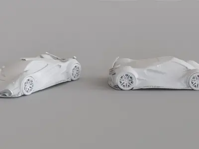 Subsultra Concept Car 3D print model