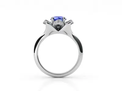 Lotus ring  3D print model