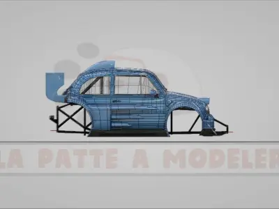 Fiat 500 HW LPAM 3D model
