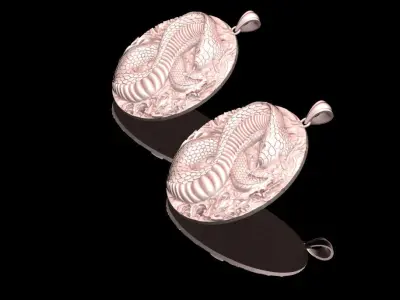 snake jewelry 3D print model