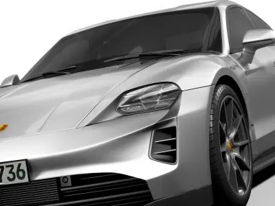 Porsche Taycan GTS 2022 3D model