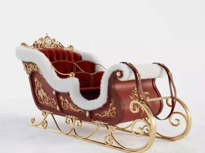 Ultimate Holiday Sleigh Collection Classic to Sci-Fi 3D Model Pack