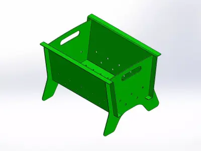 GA320 and GA420 Portaible Grills - Digital Files 3D model