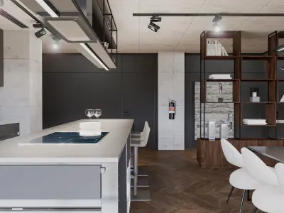 Modern living - C1 3D model